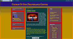 Desktop Screenshot of churchofgoddeliverancecentre.blogspot.com