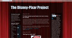 Desktop Screenshot of disney-pixarproject.blogspot.com