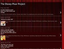 Tablet Screenshot of disney-pixarproject.blogspot.com