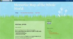 Desktop Screenshot of easily-memorize-the-world-map.blogspot.com