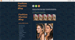 Desktop Screenshot of fashionmartini.blogspot.com