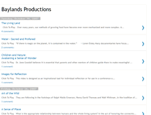 Tablet Screenshot of baylandsproductions.blogspot.com