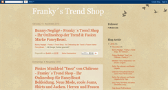 Desktop Screenshot of frankystrendshop.blogspot.com