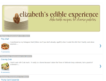 Tablet Screenshot of elizabethsedibleexperience.blogspot.com