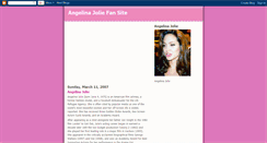 Desktop Screenshot of angelina-jolie-diary.blogspot.com