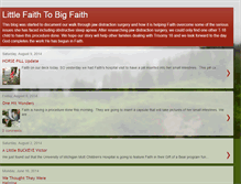 Tablet Screenshot of littlefaithtobigfaith.blogspot.com