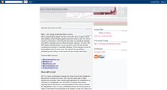 Desktop Screenshot of mp3download.blogspot.com