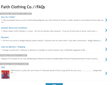 Tablet Screenshot of faithclothingcofaqs.blogspot.com