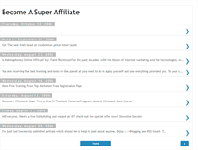 Tablet Screenshot of becomesuperaffiliate.blogspot.com