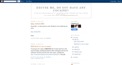 Desktop Screenshot of cocainezine.blogspot.com