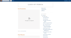 Desktop Screenshot of land-of-persia.blogspot.com