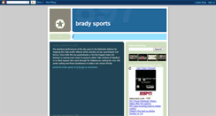 Desktop Screenshot of bradysports.blogspot.com