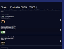 Tablet Screenshot of islammonchoix.blogspot.com