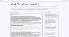 Desktop Screenshot of marktsinfoblog.blogspot.com