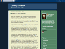 Tablet Screenshot of johnnyrohrbeck.blogspot.com