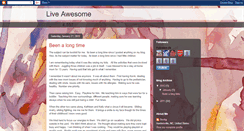 Desktop Screenshot of liveawesomeforkevin.blogspot.com