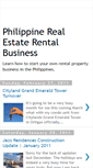 Mobile Screenshot of philippinerealestates.blogspot.com