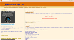 Desktop Screenshot of celebrationpetday.blogspot.com