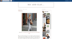 Desktop Screenshot of nicandclay.blogspot.com