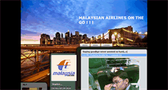 Desktop Screenshot of malaysianairlinesupdates.blogspot.com