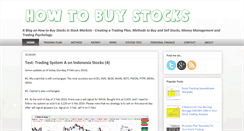 Desktop Screenshot of howtobuystocks.blogspot.com