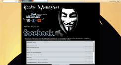 Desktop Screenshot of hackerinformazioni.blogspot.com