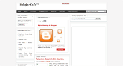 Desktop Screenshot of belajarcafe.blogspot.com