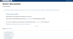 Desktop Screenshot of kemeraksesuar.blogspot.com