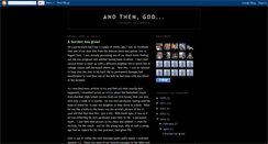 Desktop Screenshot of andthengod.blogspot.com