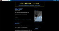 Desktop Screenshot of lebenmitderleukmie.blogspot.com