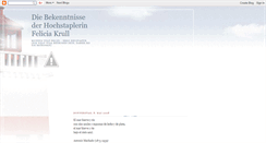 Desktop Screenshot of bekenntnisse.blogspot.com