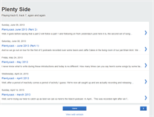 Tablet Screenshot of plentyside.blogspot.com
