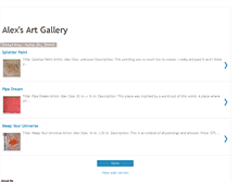 Tablet Screenshot of alex-art-gallery.blogspot.com