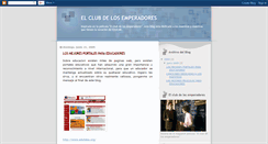 Desktop Screenshot of elclubdelosemperadores.blogspot.com