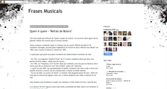 Desktop Screenshot of frasesmusicais.blogspot.com