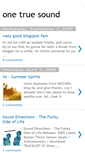 Mobile Screenshot of onetruesound.blogspot.com