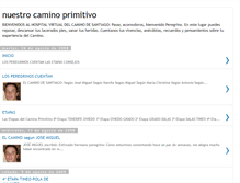 Tablet Screenshot of nuestrocaminoprimitivo.blogspot.com