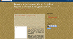 Desktop Screenshot of museummagnetmissives.blogspot.com