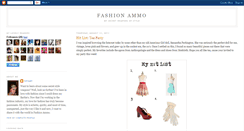 Desktop Screenshot of fashionammo.blogspot.com