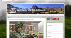 Desktop Screenshot of everythingfortheoutdoors.blogspot.com