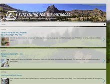 Tablet Screenshot of everythingfortheoutdoors.blogspot.com