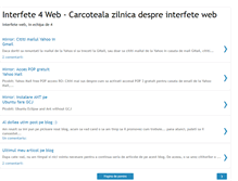 Tablet Screenshot of interfete4web.blogspot.com