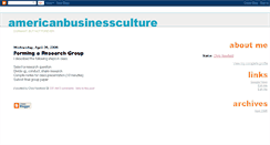 Desktop Screenshot of americanbusinessculture.blogspot.com