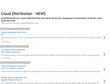 Tablet Screenshot of cloud-distribution.blogspot.com