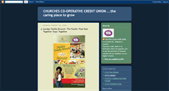 Desktop Screenshot of churchescooperativecreditunion.blogspot.com