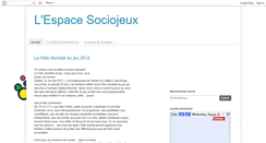 Desktop Screenshot of productionsociojeux.blogspot.com