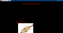 Desktop Screenshot of happyfriendshipday2.blogspot.com