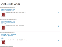 Tablet Screenshot of footballonlinesoccerlivestreaming.blogspot.com