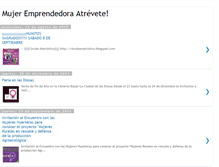 Tablet Screenshot of mujeremprendedoraatrevete.blogspot.com