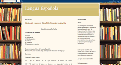 Desktop Screenshot of literaturespanolauvm.blogspot.com